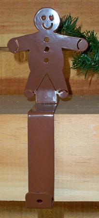 Gingerbread Man Christmas Stocking Holder